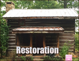 Historic Log Cabin Restoration  Salesville, Ohio